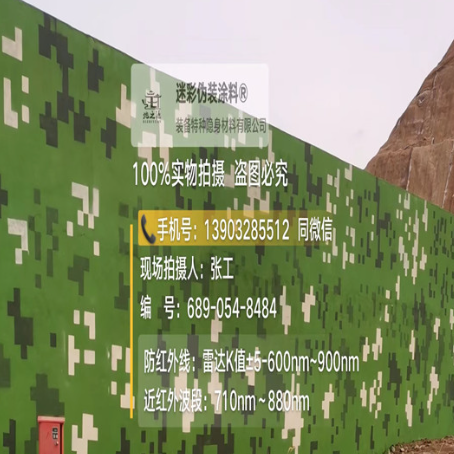 秦皇岛专业承接园区围墙迷彩喷涂、